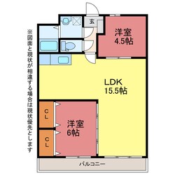 ライフ21ＳＵＷＡの物件間取画像